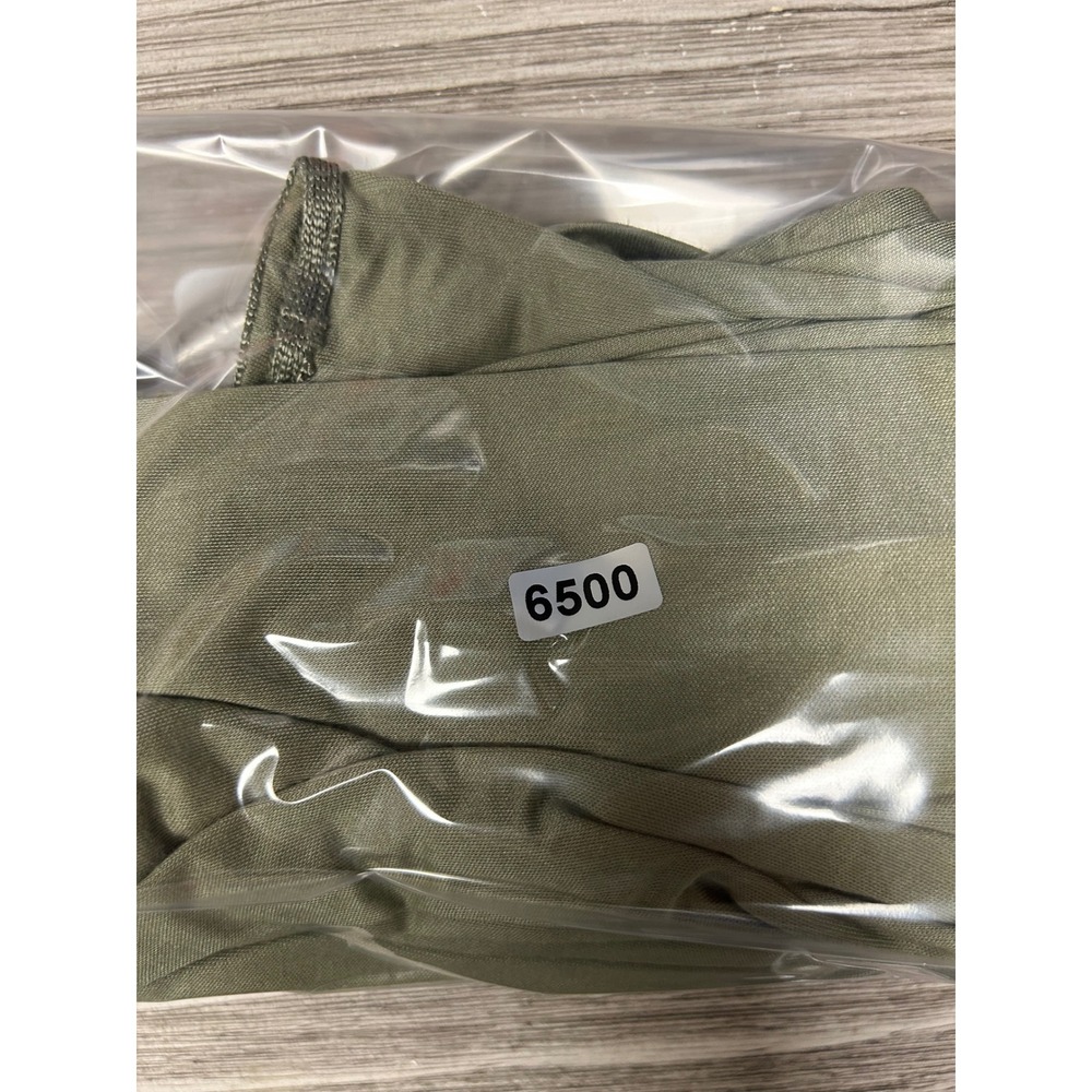 Minimalist Chicos Womens XL 3 Olive Green 100% Modal V-Neck Short Sleeve Top - Picture 10 of 10